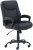 Amazon Basics Classic Puresoft PU Padded Mid-Back Office Computer Desk Chair with Armrest, 26″D x 23.75″W x 42″H, Black