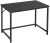 VASAGLE Computer Desk, Gaming Desk, Home Office Desk, for Small Spaces, 19.7 x 39.4 x 29.5 Inches, Industrial Style, Metal Frame, Black with Wood Grain ULWD041B56