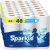 Sparkle Pick-A-Size Paper Towels, 24 Double Rolls = 48 Regular Rolls, Everyday Value Paper Towel with Full and Half Sheets